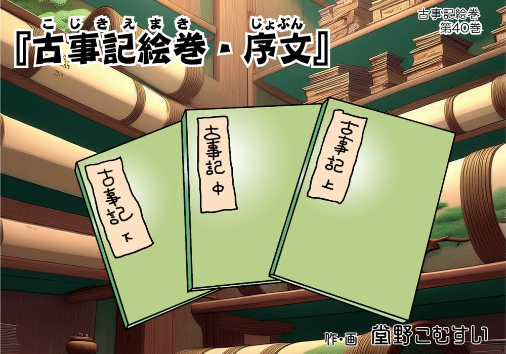 古事記絵巻・第40話『古事記絵巻・序文』